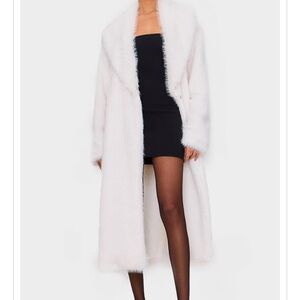 PrettyLittleThing White Teddy Jacket